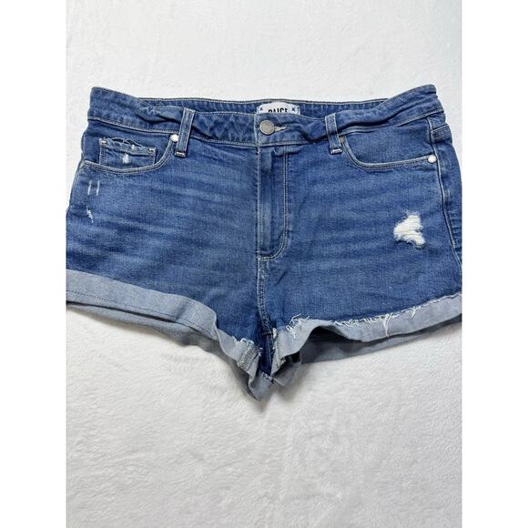 PAIGE Denim Shorts Jimmy Jimmy Short Size 30 - Picture 1 of 7